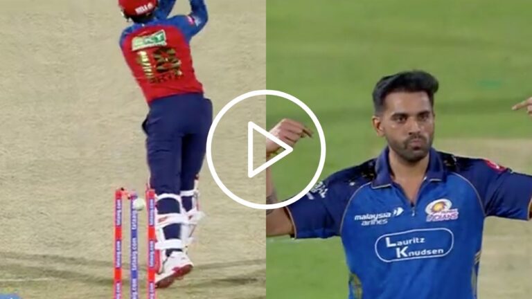 IPL 2026: دیپک چاہر کا پریناش آریہ کو شاندار چال میں پھنسانے کا منفرد انداز