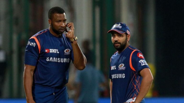 BCCI نے ممبئی انڈینز کے بیٹنگ کوچ کیرون پولارڈ پر جرمانہ عائد کر دیا