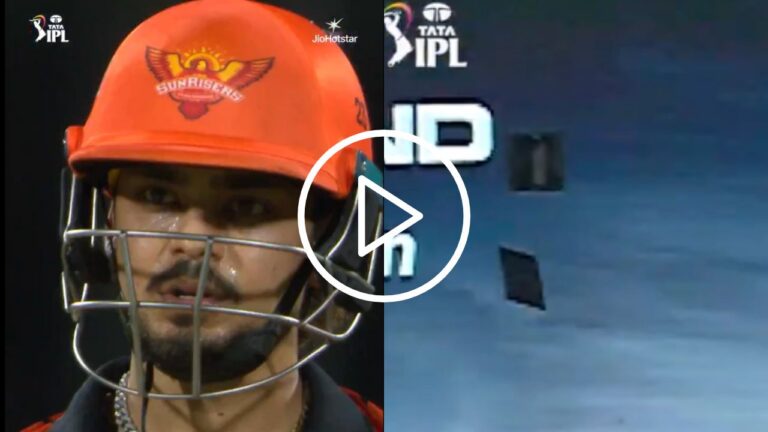 IPL 2026: ایشان کشن کا شاندار چھکا، چنئی اسٹیڈیم کی بگ اسکرین ٹوٹ گئی