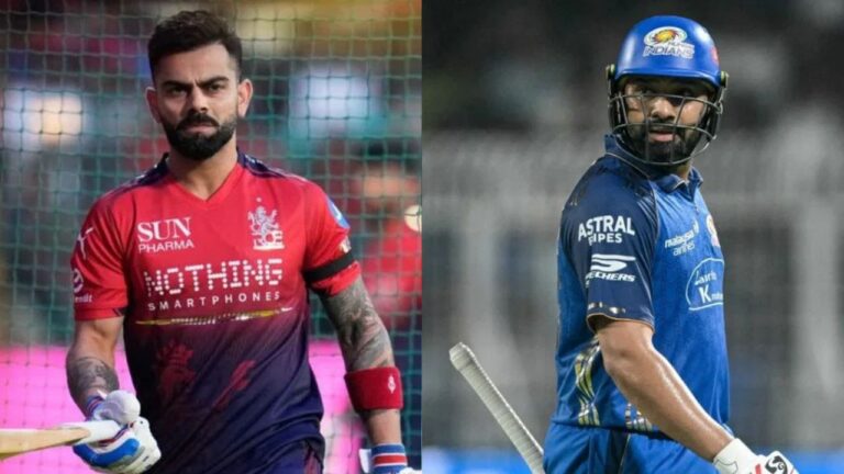 IPL ریکارڈ: روہت شرما کی ویرات کوہلی کے ریکارڈ کے قریب پیش قدمی