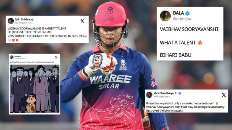 Internet Bows Down To Vaibhav Sooryavanshi After 29-Ball 97 Madness In IPL Elimi – ویبھو سوریہ ونشی کی 29 گیندوں پر 97 رنز کی طوفانی اننگز: آئی پی ایل میں نیا ریکارڈ