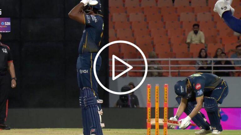 Watch- Shubman Gill Falls On His Knees As Sai Sudharsan Gets Hit Wicket Again – IPL 2026: سائی سدرشن بدقسمتی سے ہٹ وکٹ آؤٹ، شبمن گل حیران