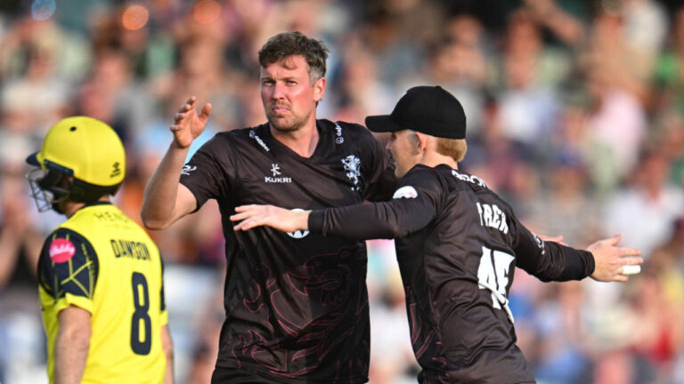 Vitality Blast: سومرسیٹ کی ہیمپشائر کے خلاف شاندار فتح، ول سمیڈ کا دھواں دار کھیل