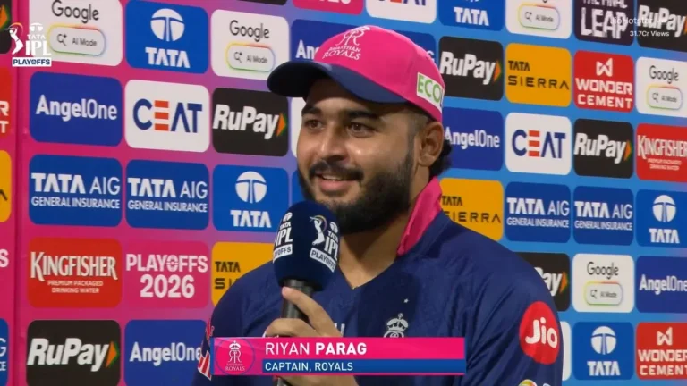 “Should have got 260”: Riyan Parag sets insanely high standards after RR storm i – IPL 2026: ریان پراگ کی قیادت میں راجستھان رائلز کوالیفائر 2 میں داخل، سن رائزرز حیدرآباد باہر