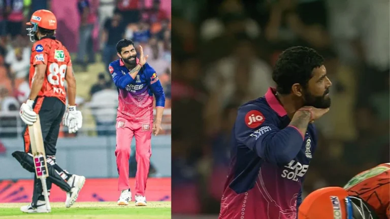 Ravindra Jadeja brings out ‘Pushpa’ celebration after dismissing Nitish Kumar Re – روندرا جڈیجہ کا ‘پشپا’ جشن: SRH کے خلاف شاندار کارکردگی